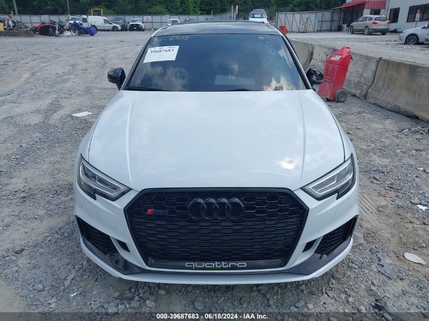 2019 Audi Rs 3 2.5T VIN: WUABWGFF4KA904459 Lot: 39687683