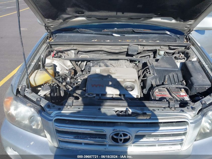 2006 Toyota Highlander Sport V6 VIN: JTEEP21A860176254 Lot: 39687721