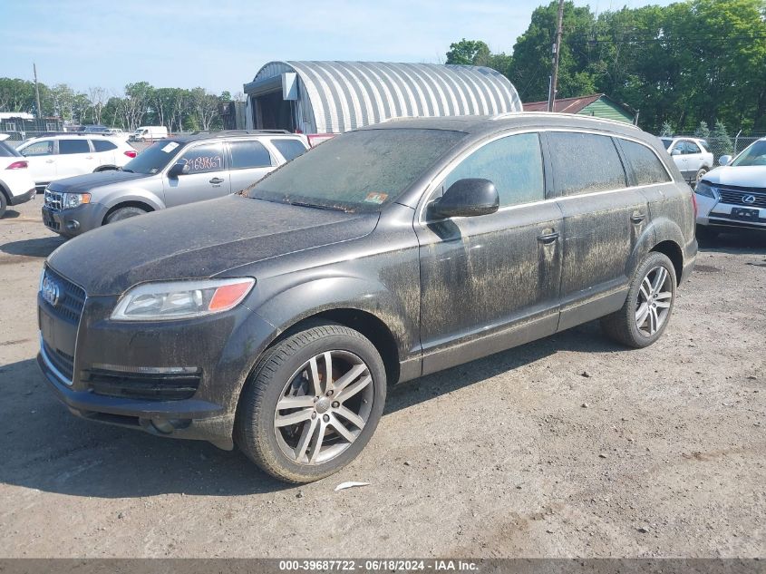 2009 Audi Q7 3.6 5 Passenger/3.6 Premium VIN: WA1AY74L19D002852 Lot: 39687722