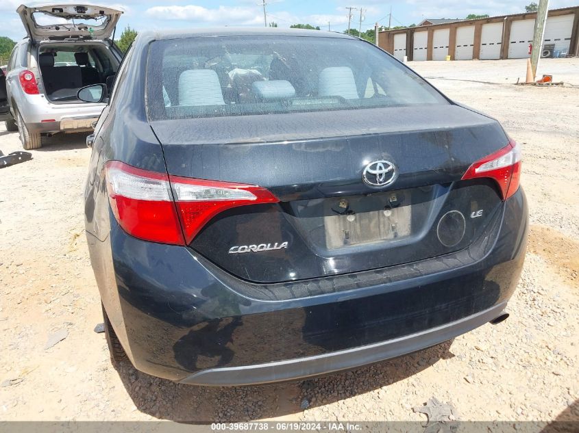 2015 Toyota Corolla L/Le/Le Pls/Prm/S/S Pls VIN: 2T1BURHE2FC407690 Lot: 39687738