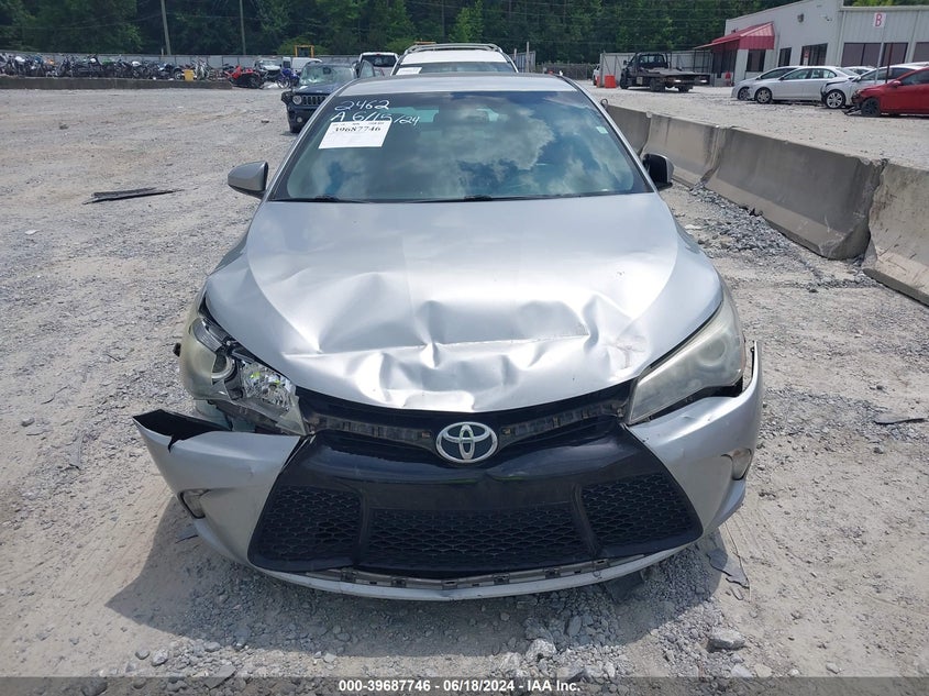 2016 Toyota Camry Se VIN: 4T1BF1FK5GU212462 Lot: 39687746