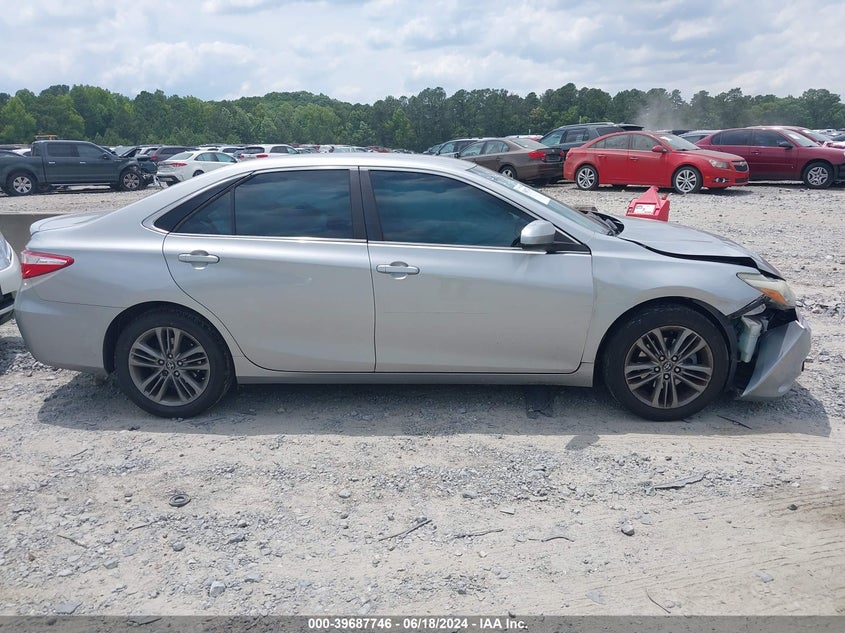 2016 Toyota Camry Se VIN: 4T1BF1FK5GU212462 Lot: 39687746