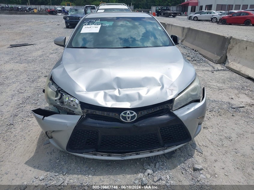 2016 Toyota Camry Se VIN: 4T1BF1FK5GU212462 Lot: 39687746