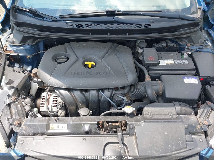 2014 Hyundai Elantra Se VIN: KMHDH4AE4EU154427 Lot: 39687752