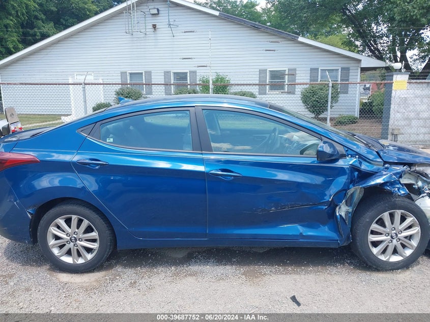 2014 Hyundai Elantra Se VIN: KMHDH4AE4EU154427 Lot: 39687752