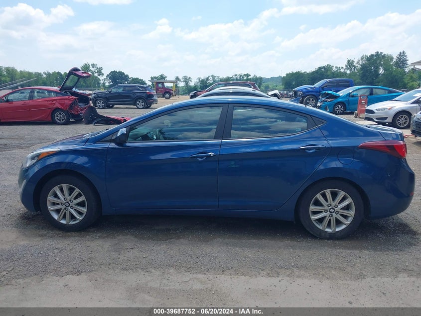 2014 Hyundai Elantra Se VIN: KMHDH4AE4EU154427 Lot: 39687752