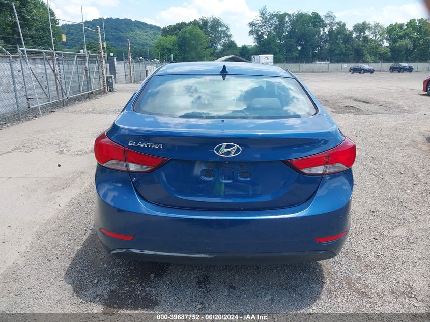 2014 Hyundai Elantra Se VIN: KMHDH4AE4EU154427 Lot: 39687752