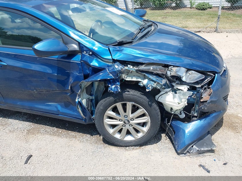 2014 Hyundai Elantra Se VIN: KMHDH4AE4EU154427 Lot: 39687752