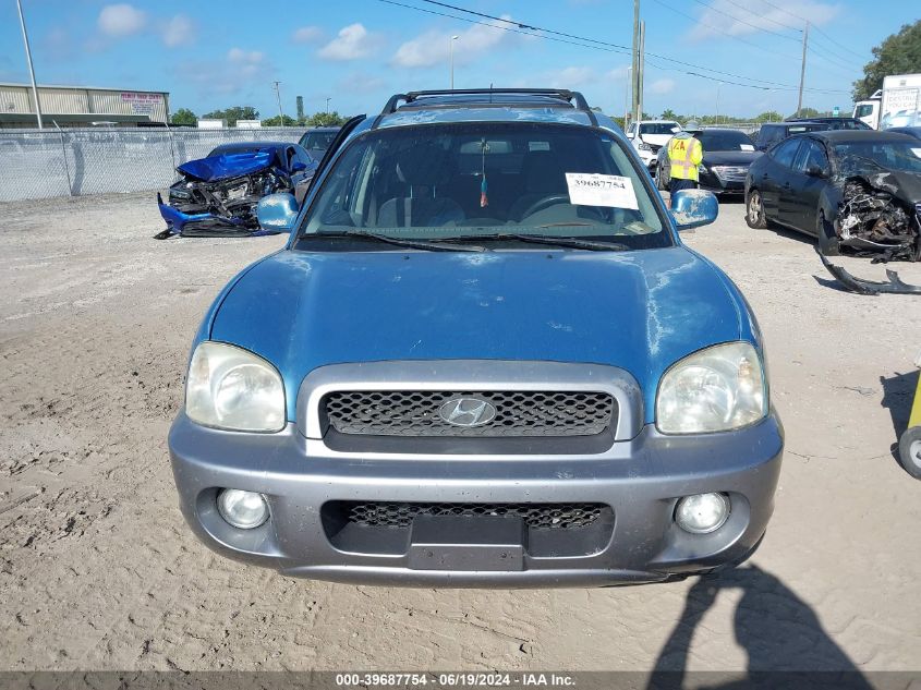 2004 Hyundai Santa Fe Gls/Lx VIN: KM8SC13D84U784779 Lot: 39687754