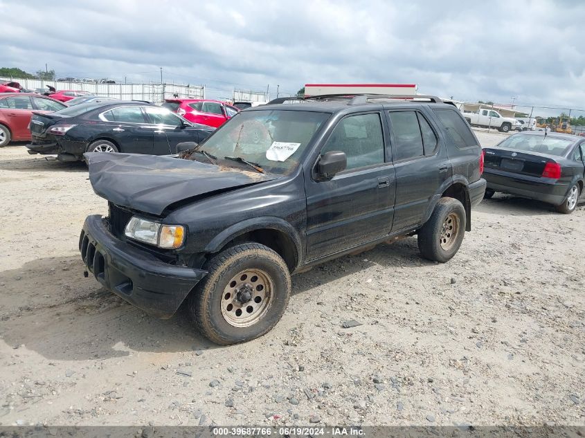 2001 Isuzu Rodeo S/Ls/Lse VIN: 4S2DM58W214344715 Lot: 39687766