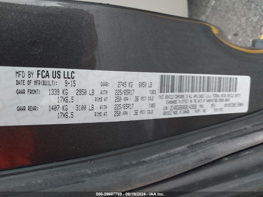 2016 Dodge Grand Caravan Se VIN: 2C4RDGBG0GR143528 Lot: 39687769