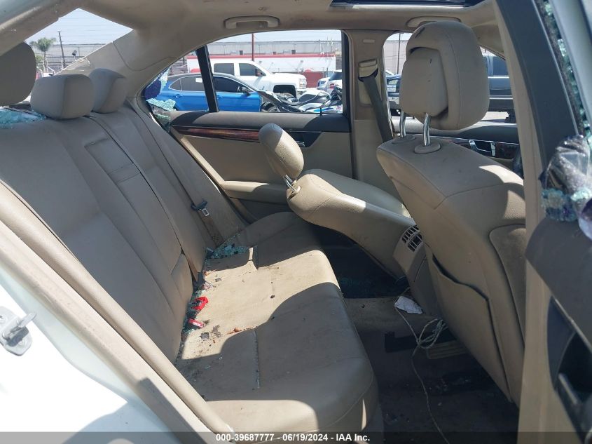 2010 Mercedes-Benz C 300 4Matic VIN: WDDGF8BB3AR123904 Lot: 39687777