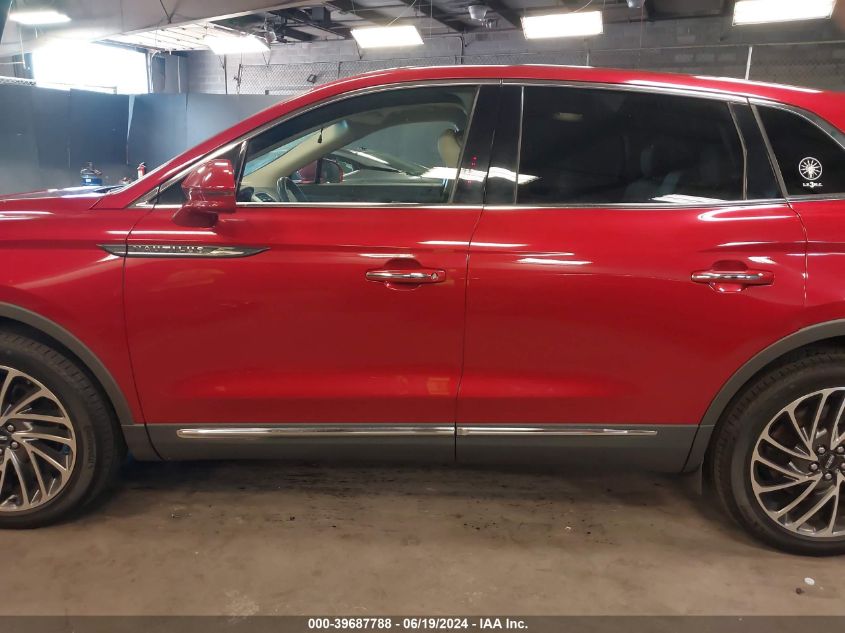 2020 Lincoln Nautilus Reserve VIN: 2LMPJ8KPXLBL00300 Lot: 39687788