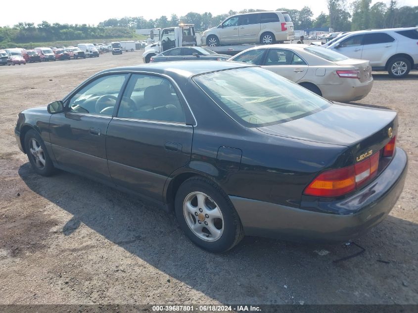 1999 Lexus Es VIN: JT8BF28G2X5066579 Lot: 39687801