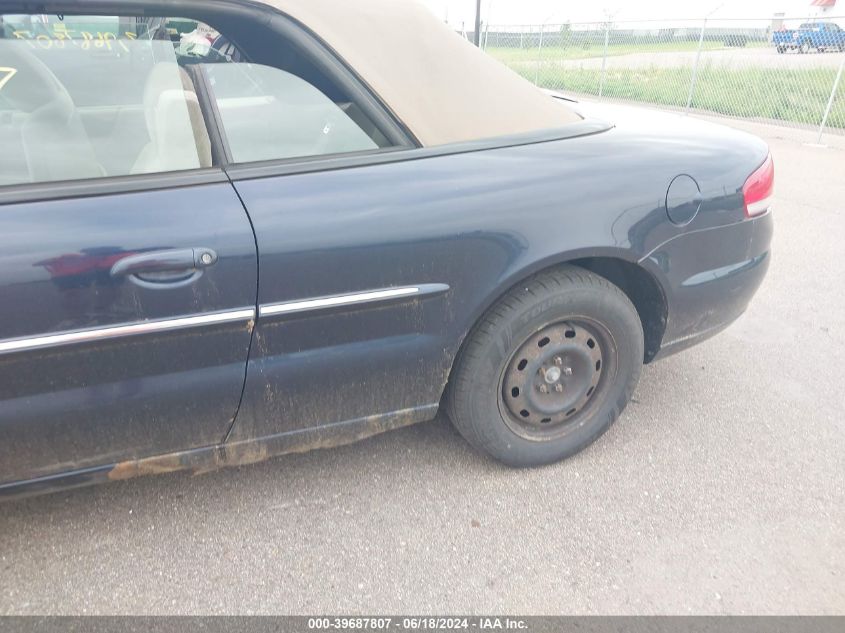 2002 Chrysler Sebring Lx VIN: 1C3EL45R92N218928 Lot: 39687807