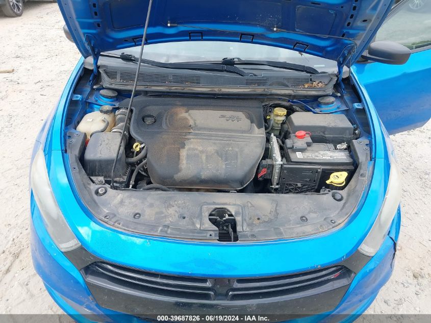 2016 Dodge Dart Se VIN: 1C3CDFAA1GD555302 Lot: 39687826