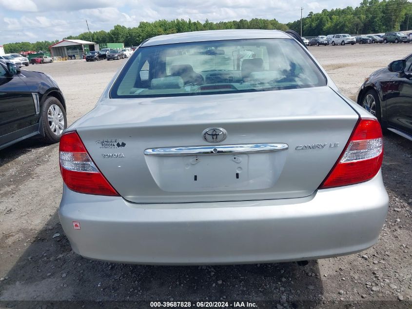 2004 Toyota Camry Le VIN: 4T1BE32KX4U271202 Lot: 39687828