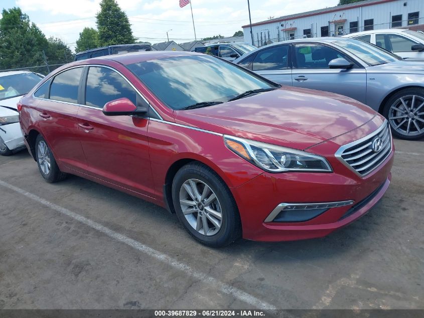 2015 Hyundai Sonata Se VIN: 5NPE24AF3FH223316 Lot: 39687829