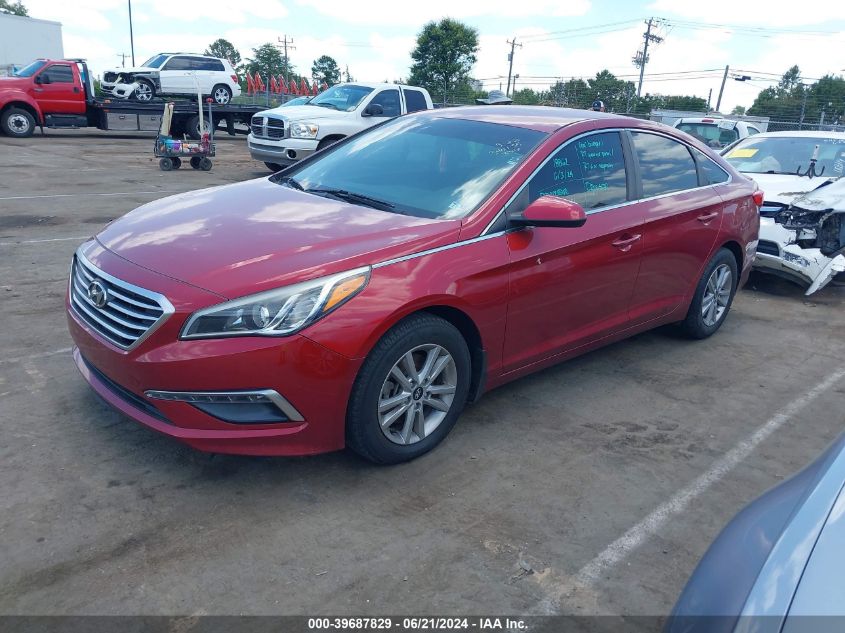 2015 Hyundai Sonata Se VIN: 5NPE24AF3FH223316 Lot: 39687829