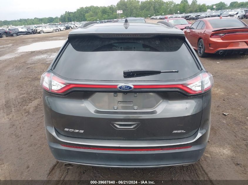 2018 Ford Edge Sel VIN: 2FMPK3J80JBC26453 Lot: 39687840