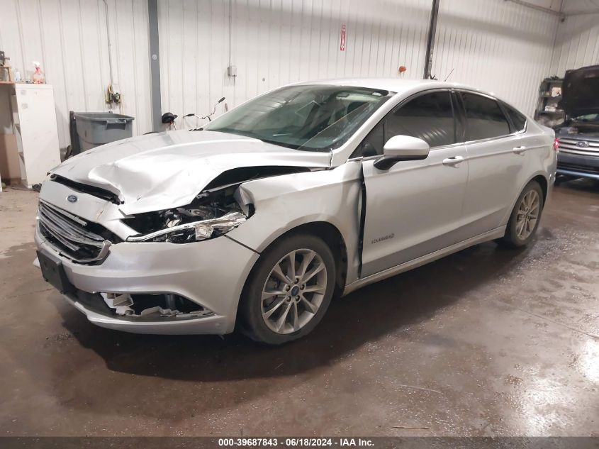 3FA6P0LU2HR381355 2017 FORD FUSION - Image 2