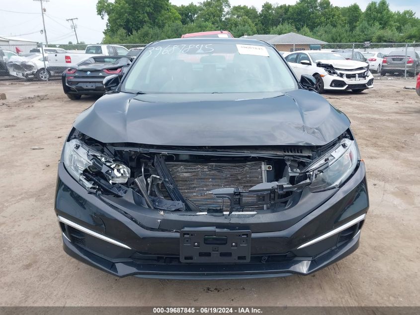 2019 Honda Civic Lx VIN: 2HGFC2F6XKH522613 Lot: 39687845