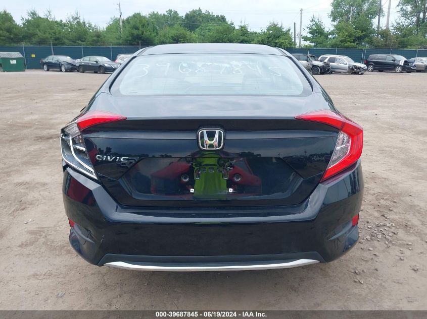 2019 Honda Civic Lx VIN: 2HGFC2F6XKH522613 Lot: 39687845