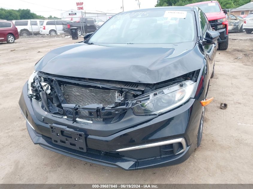 2019 Honda Civic Lx VIN: 2HGFC2F6XKH522613 Lot: 39687845