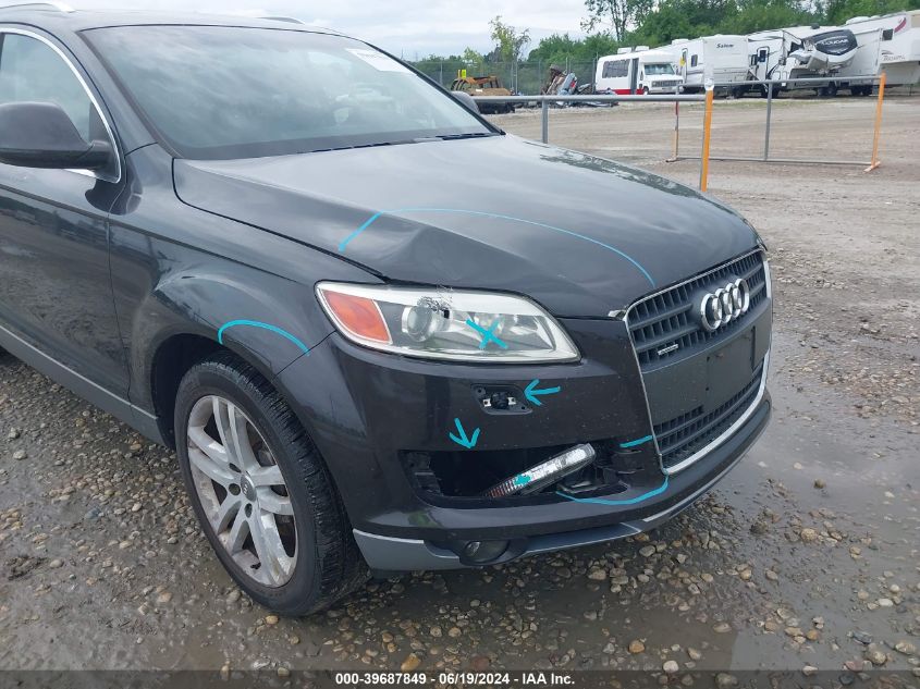 2007 Audi Q7 4.2 Quattro Premium VIN: WA1BV74L87D078191 Lot: 39687849