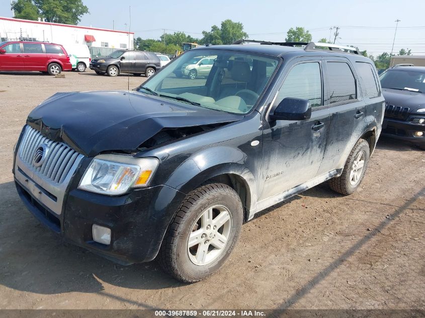 2008 Mercury Mariner Hybrid VIN: 4M2CU39H68KJ52497 Lot: 39687859