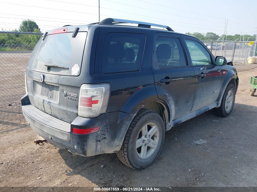 2008 Mercury Mariner Hybrid VIN: 4M2CU39H68KJ52497 Lot: 39687859