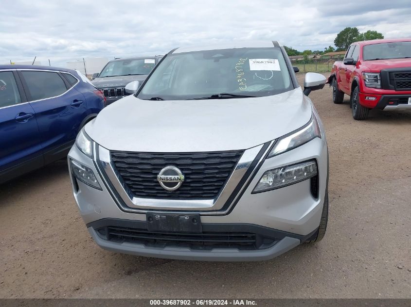 2021 Nissan Rogue Sv Intelligent Awd VIN: JN8AT3BB3MW222728 Lot: 39687902