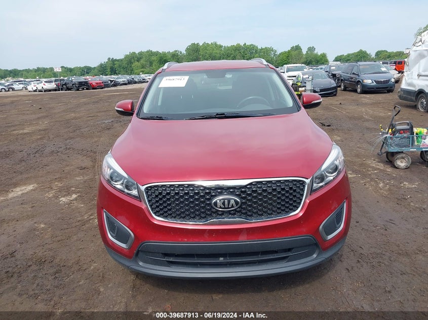 2016 Kia Sorento 3.3L Lx VIN: 5XYPGDA56GG096717 Lot: 39687913