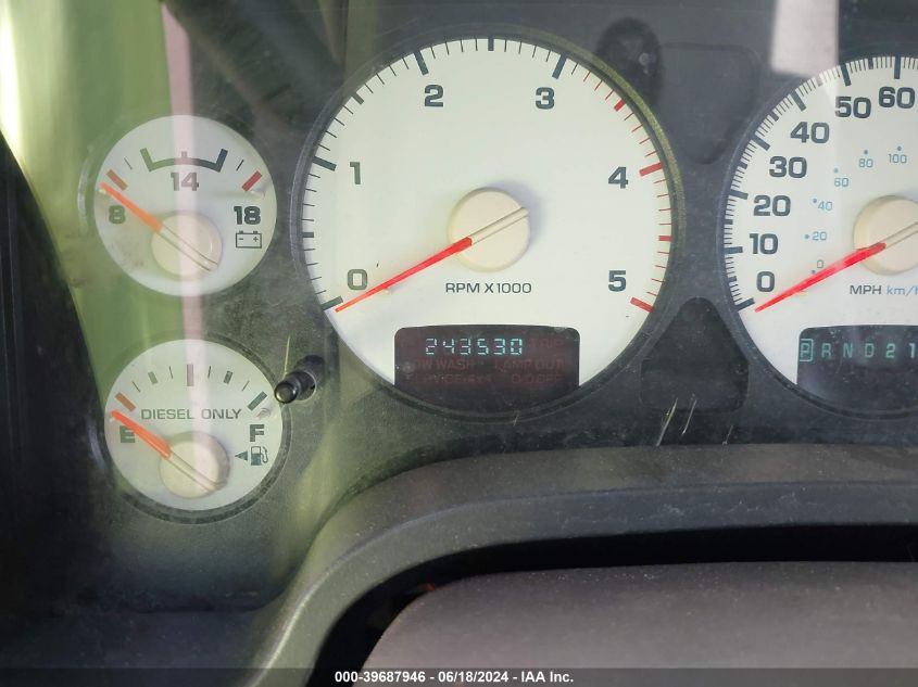 2003 Dodge Ram 2500 Slt/Laramie/St VIN: 3D7KA28623G761922 Lot: 39687946