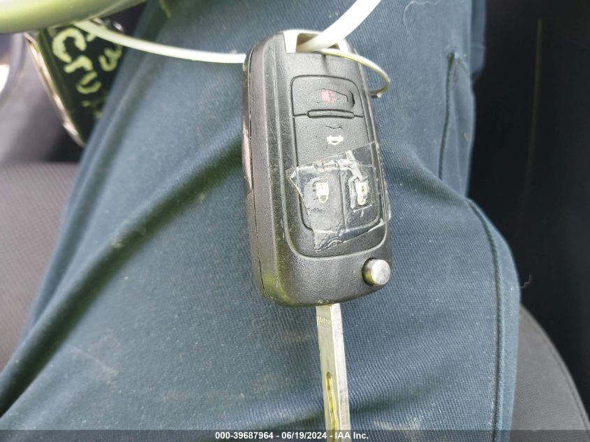 2013 Chevrolet Cruze Lt VIN: 1G1PC5SB8D7197653 Lot: 39687964