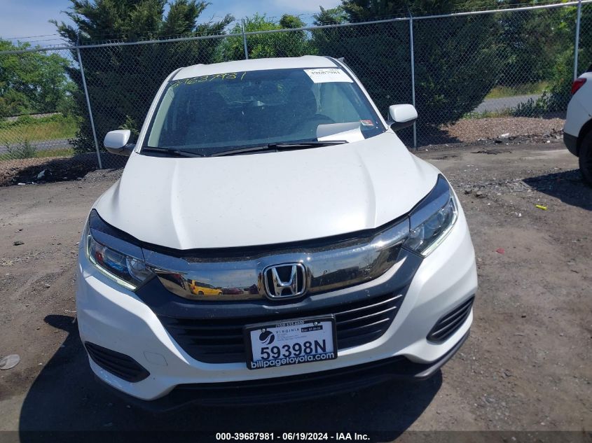 2022 Honda Hr-V Awd Lx VIN: 3CZRU6H30NM717655 Lot: 39687981