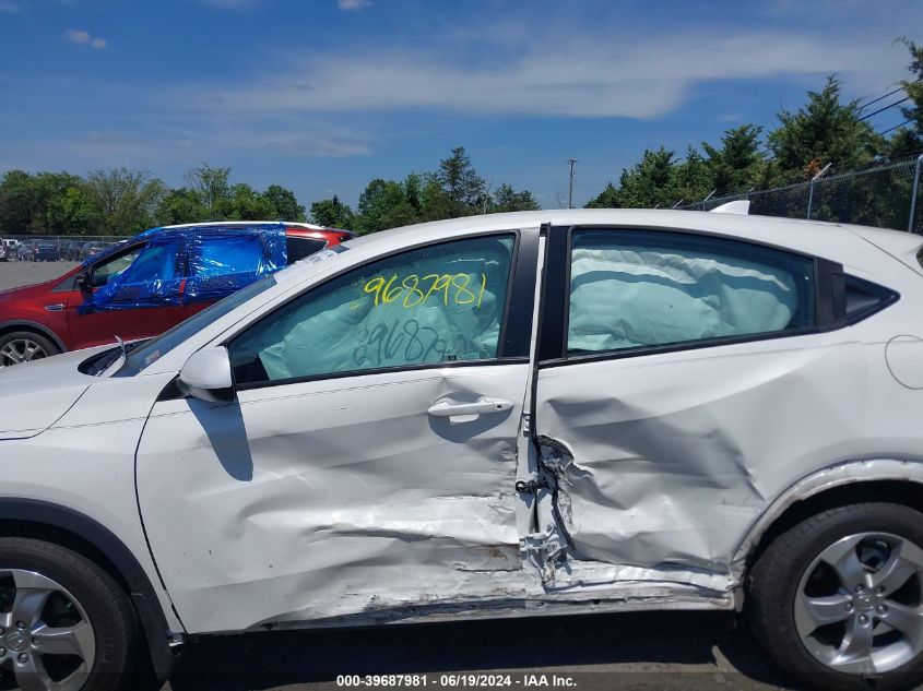 2022 Honda Hr-V Awd Lx VIN: 3CZRU6H30NM717655 Lot: 39687981