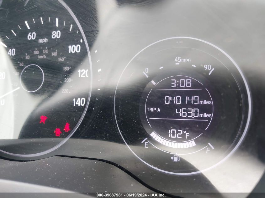 2022 Honda Hr-V Awd Lx VIN: 3CZRU6H30NM717655 Lot: 39687981