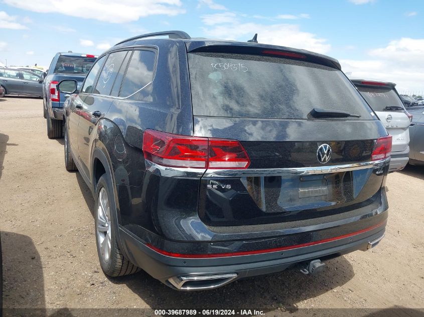 2023 Volkswagen Atlas 3.6L V6 Se W/Technology VIN: 1V2HR2CA8PC504375 Lot: 39687989