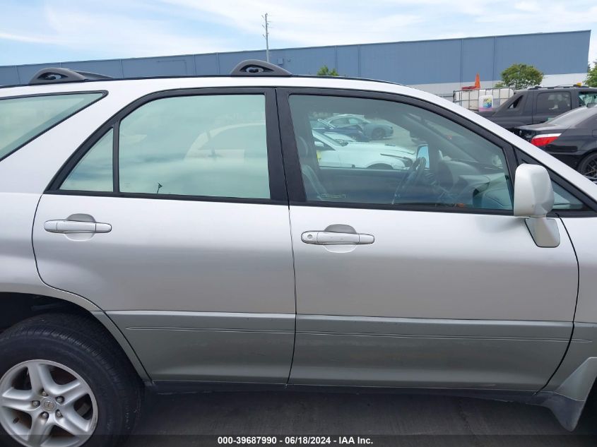 2000 Lexus Rx 300 VIN: JT6GF10U5Y0081585 Lot: 39687990