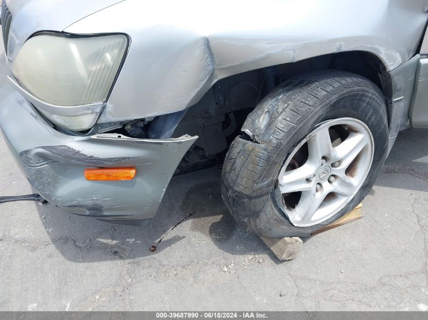 2000 Lexus Rx 300 VIN: JT6GF10U5Y0081585 Lot: 39687990