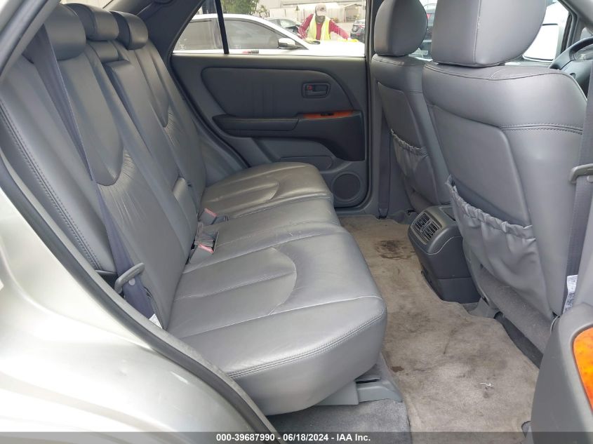 2000 Lexus Rx 300 VIN: JT6GF10U5Y0081585 Lot: 39687990