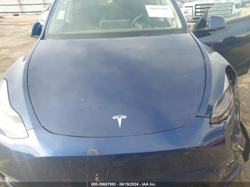 2022 TESLA MODEL Y - 7SAYGDEF2NF415738