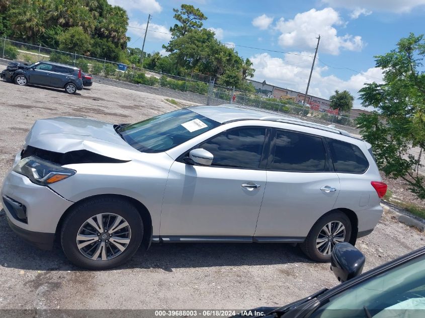 2019 Nissan Pathfinder Sv VIN: 5N1DR2MN0KC629733 Lot: 39688003