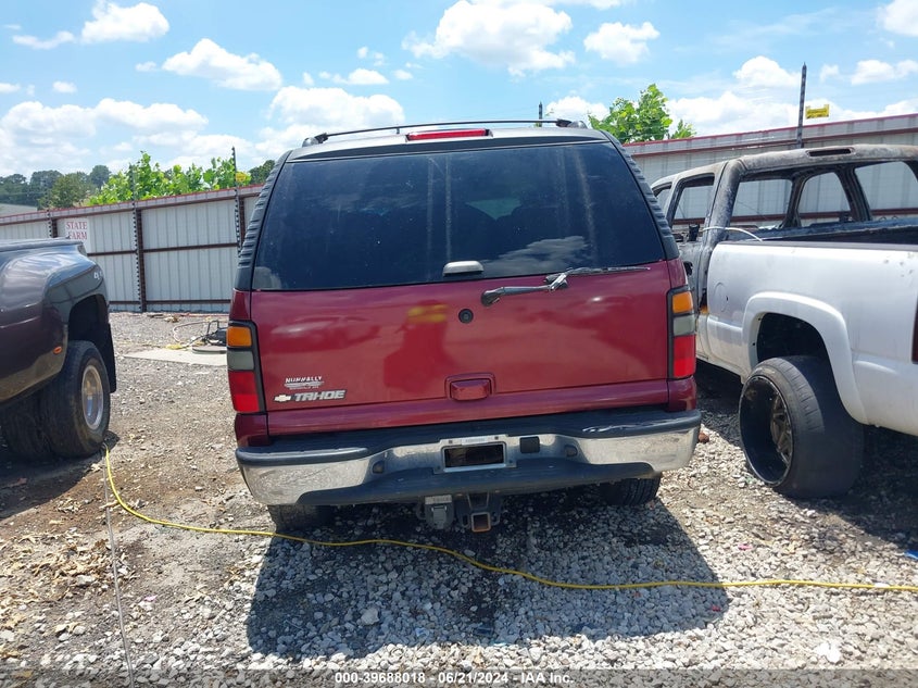 2006 Chevrolet Tahoe Lt VIN: 1GNEK13T16J145411 Lot: 39688018
