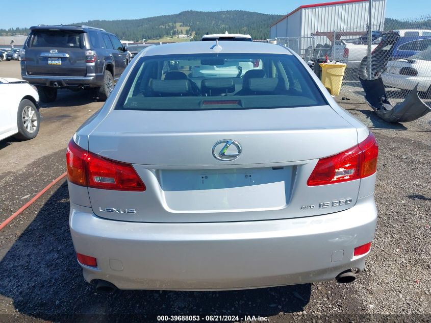 2008 Lexus Is 250 250 VIN: JTHCK262585022665 Lot: 39688053