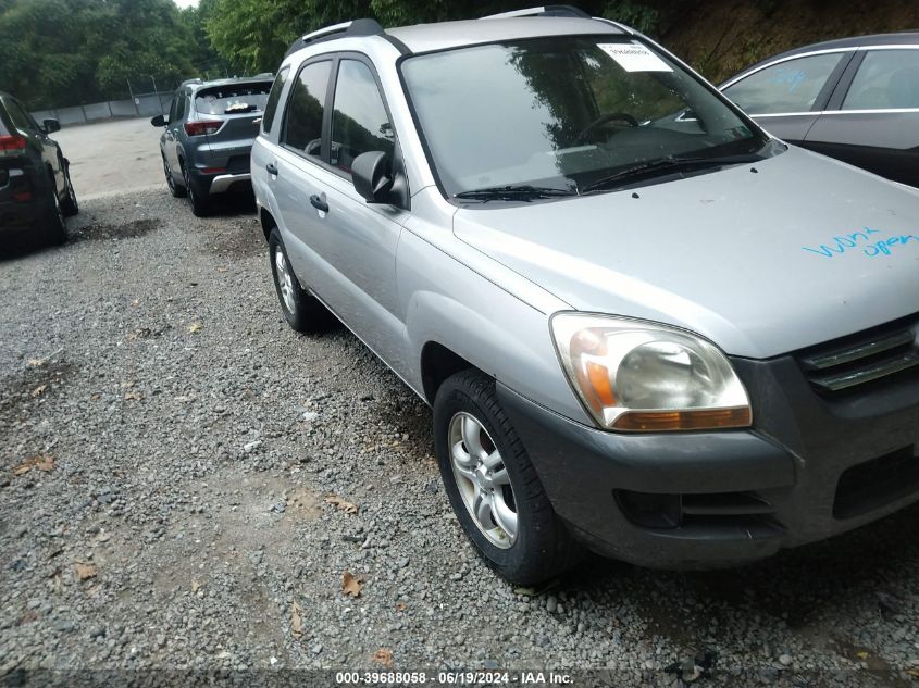 2008 Kia Sportage Lx V6 VIN: KNDJE723587506612 Lot: 39688058