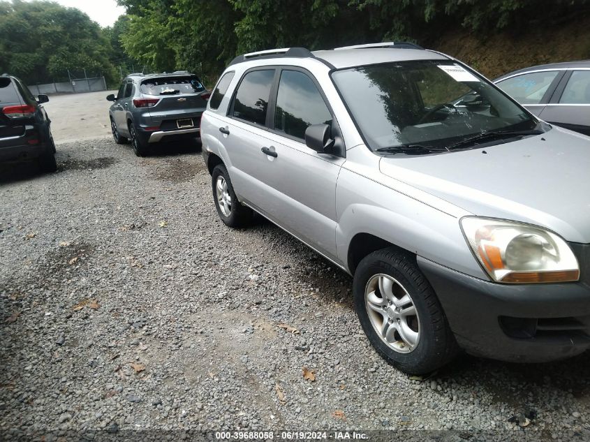 2008 Kia Sportage Lx V6 VIN: KNDJE723587506612 Lot: 39688058