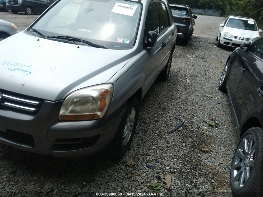 2008 Kia Sportage Lx V6 VIN: KNDJE723587506612 Lot: 39688058