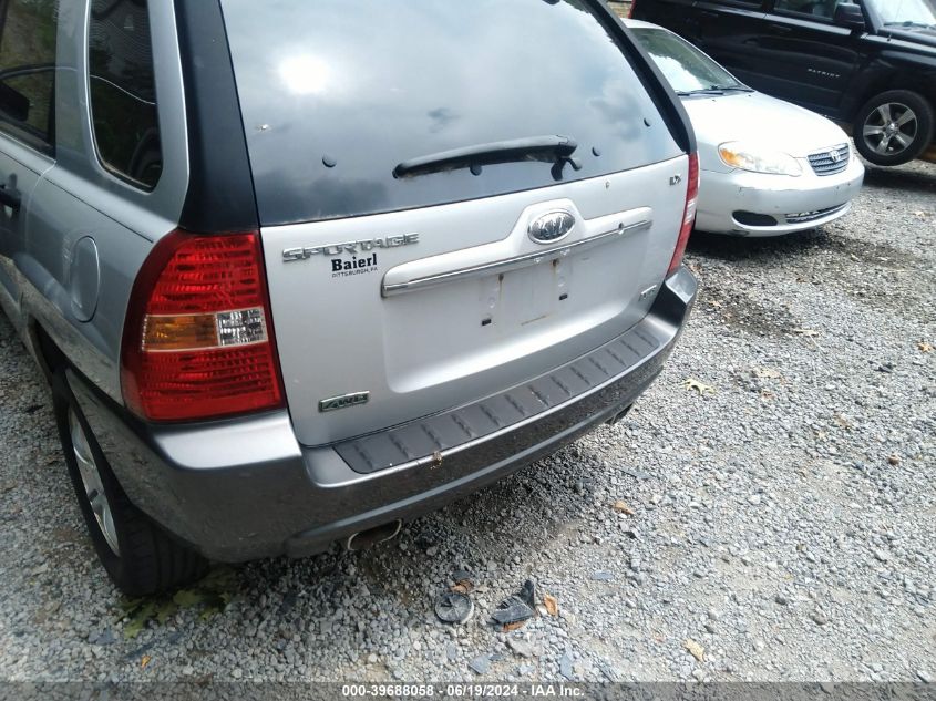 2008 Kia Sportage Lx V6 VIN: KNDJE723587506612 Lot: 39688058